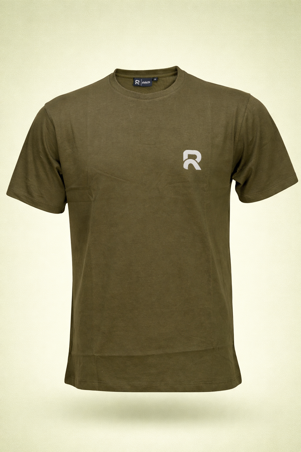 OLIVE GREEN PLAIN T-SHIRT - 18125193000